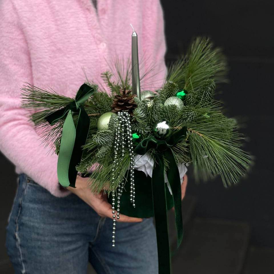 Зелений новорічний 