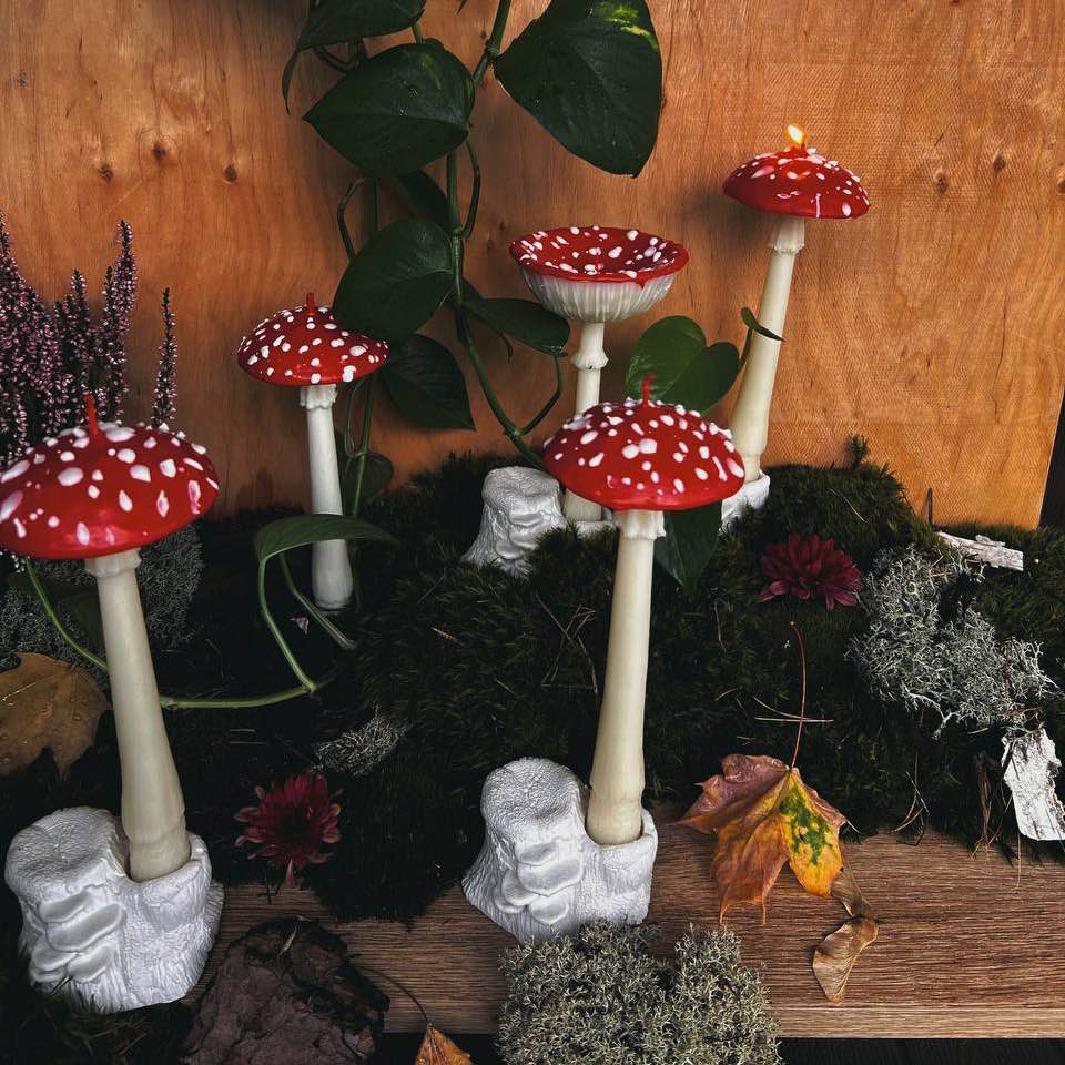 Набір свічка мухомор 