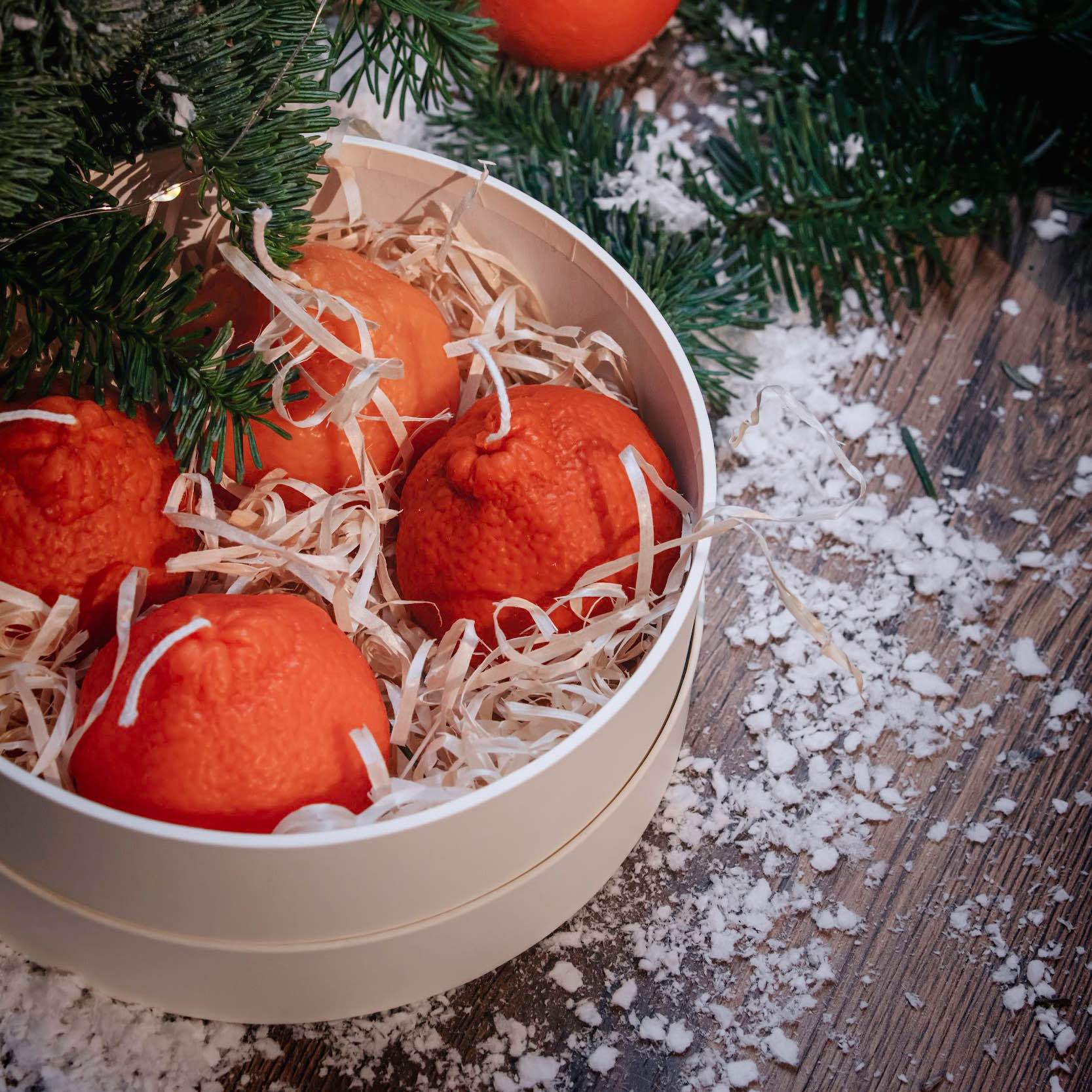 Набір свічок Мандариновий квартет