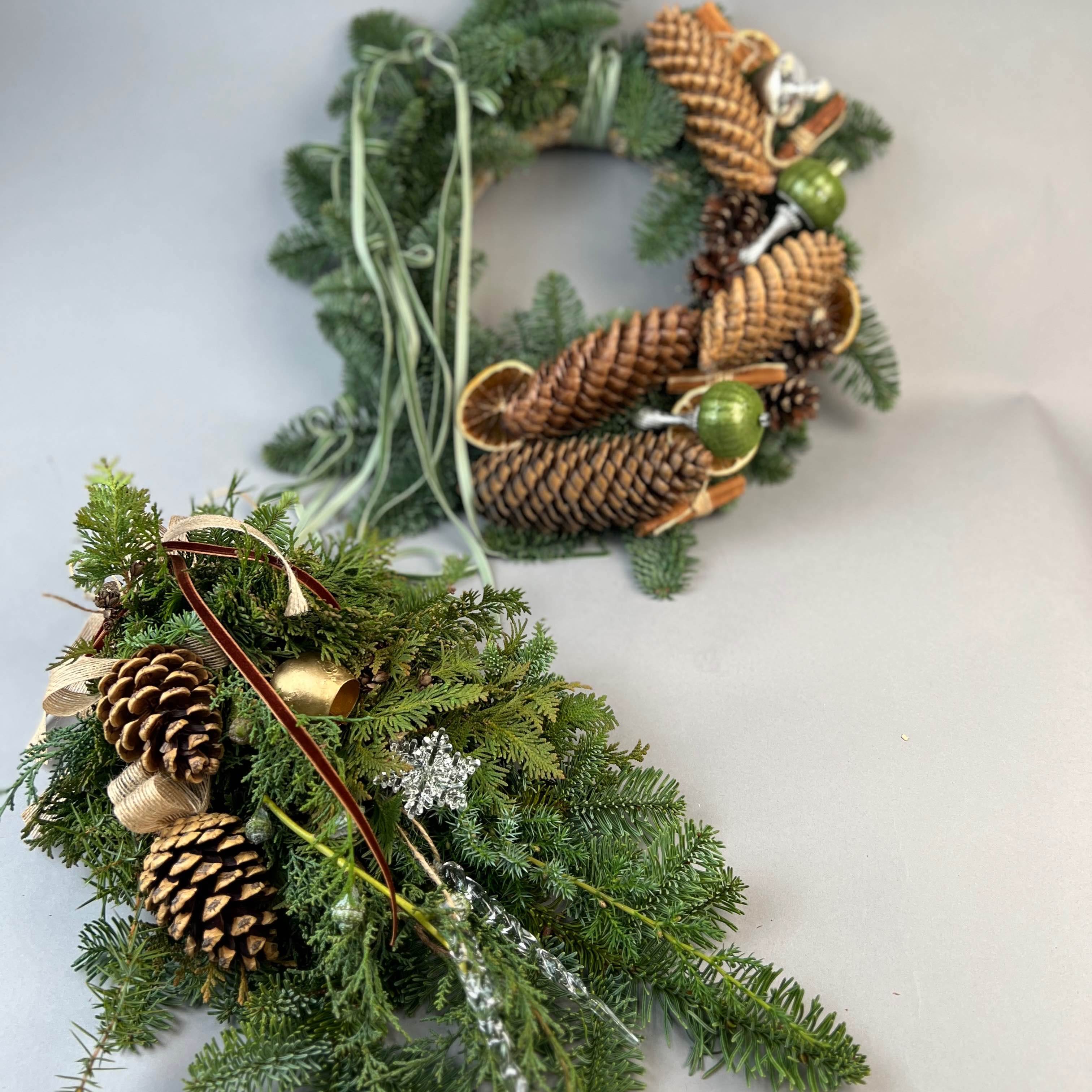 Майстер-клас Різдвяний віночок 