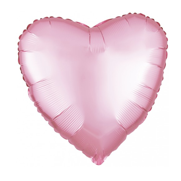 № 1013 Кулька серце рожеве сатин