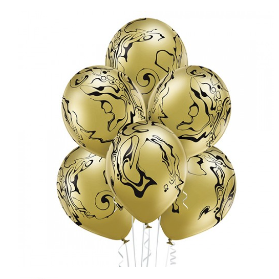 #2002 Хром золото мармуровий