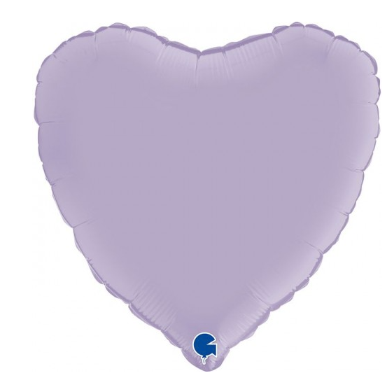 № 1015 Серце сатин лаванда