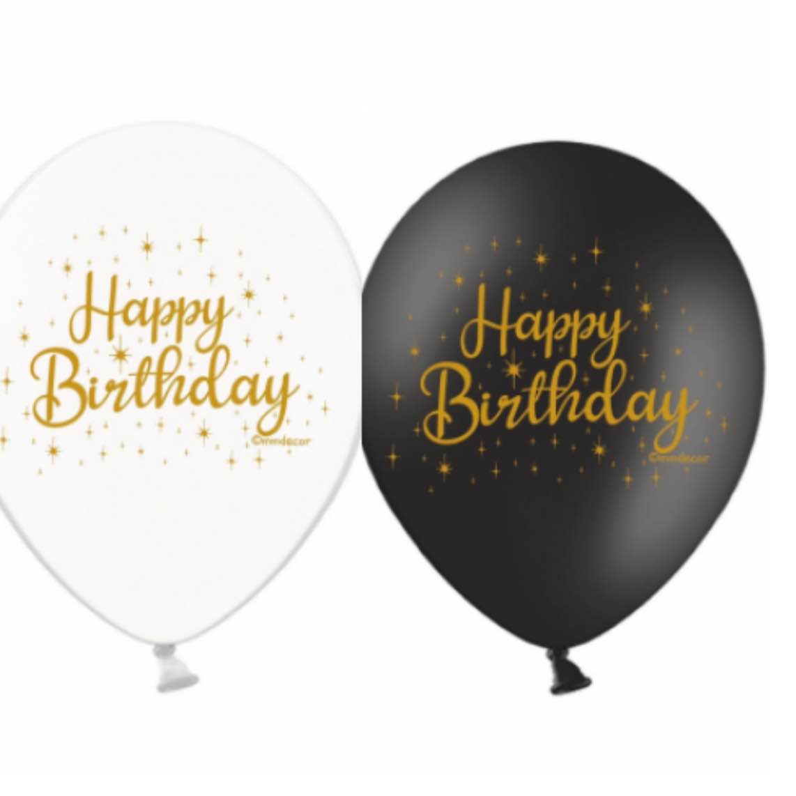 #2045 Кулька латекс Happy birthday 