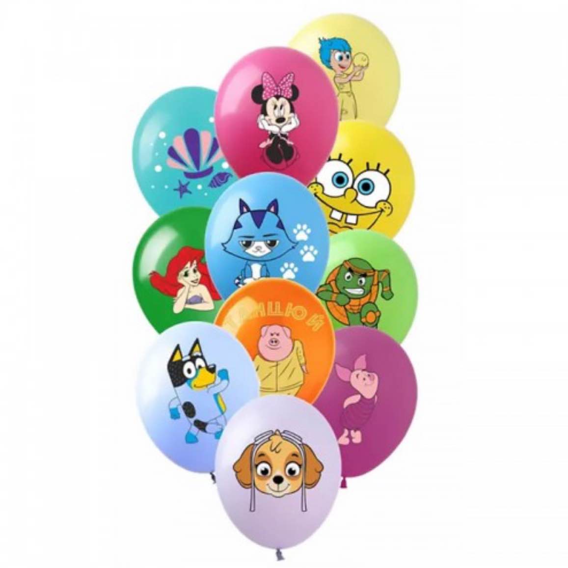 #2046 Кулька латекс дитячій мікс 