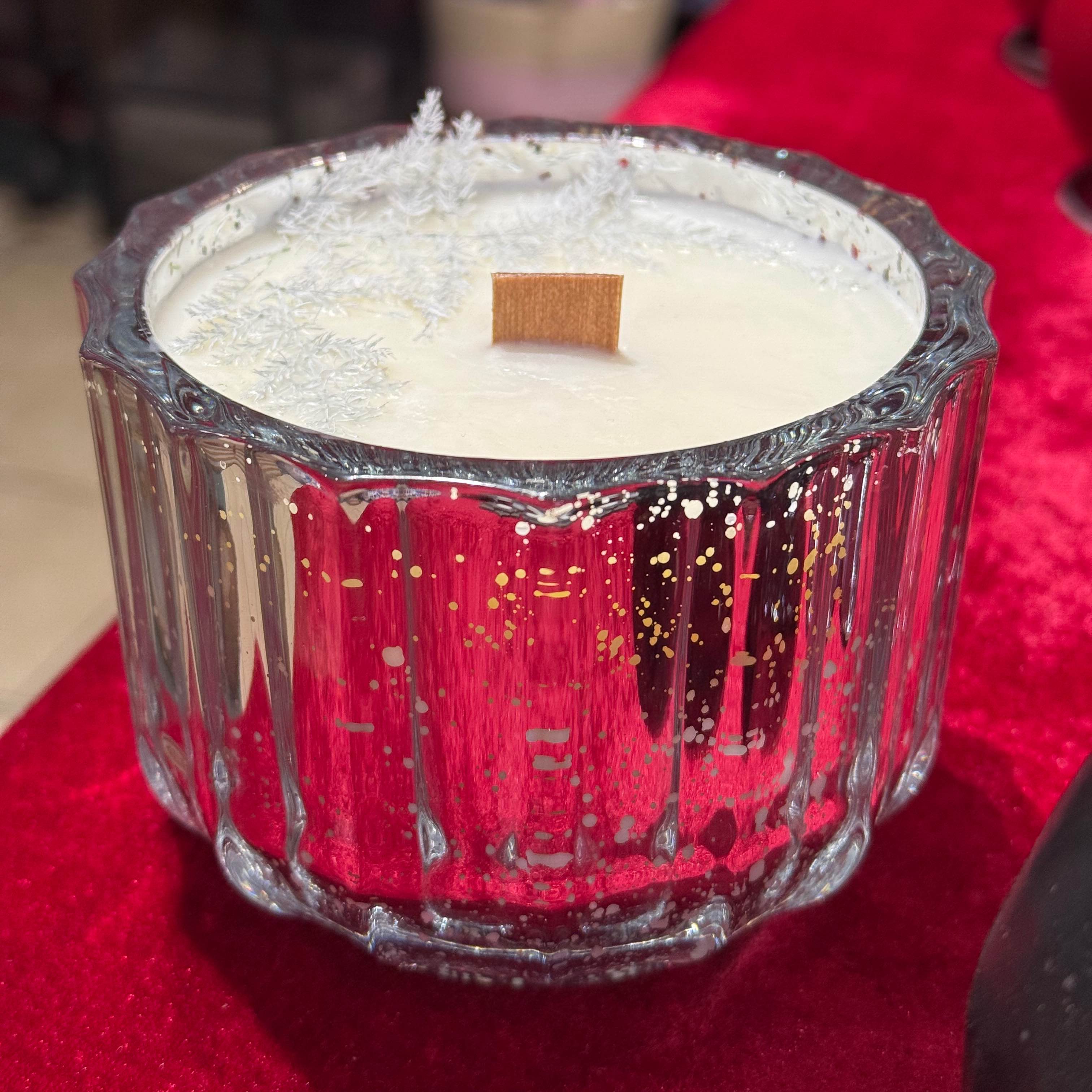 Свічка в склі золото/срібло