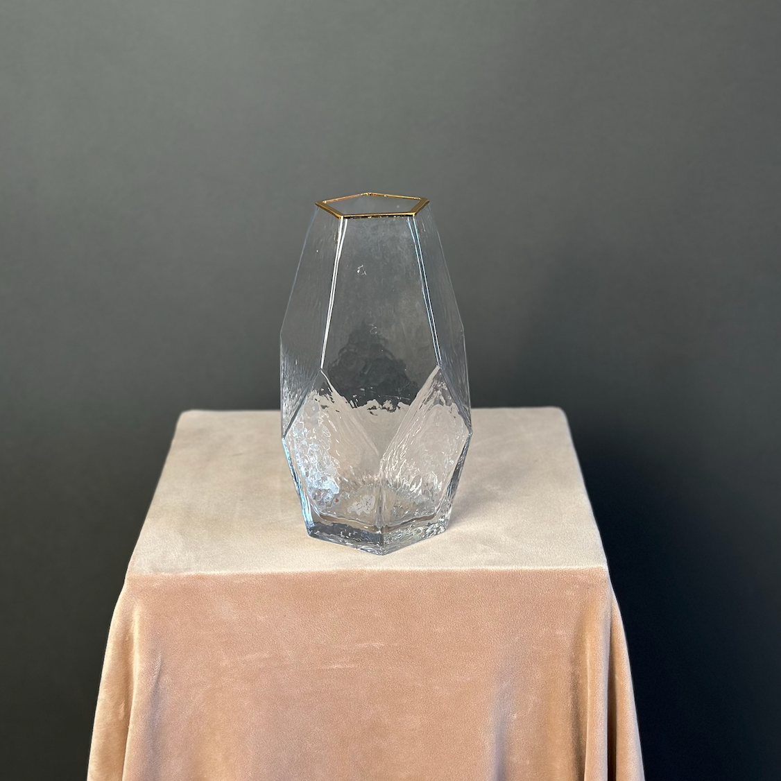 Ваза скляна хамелеон