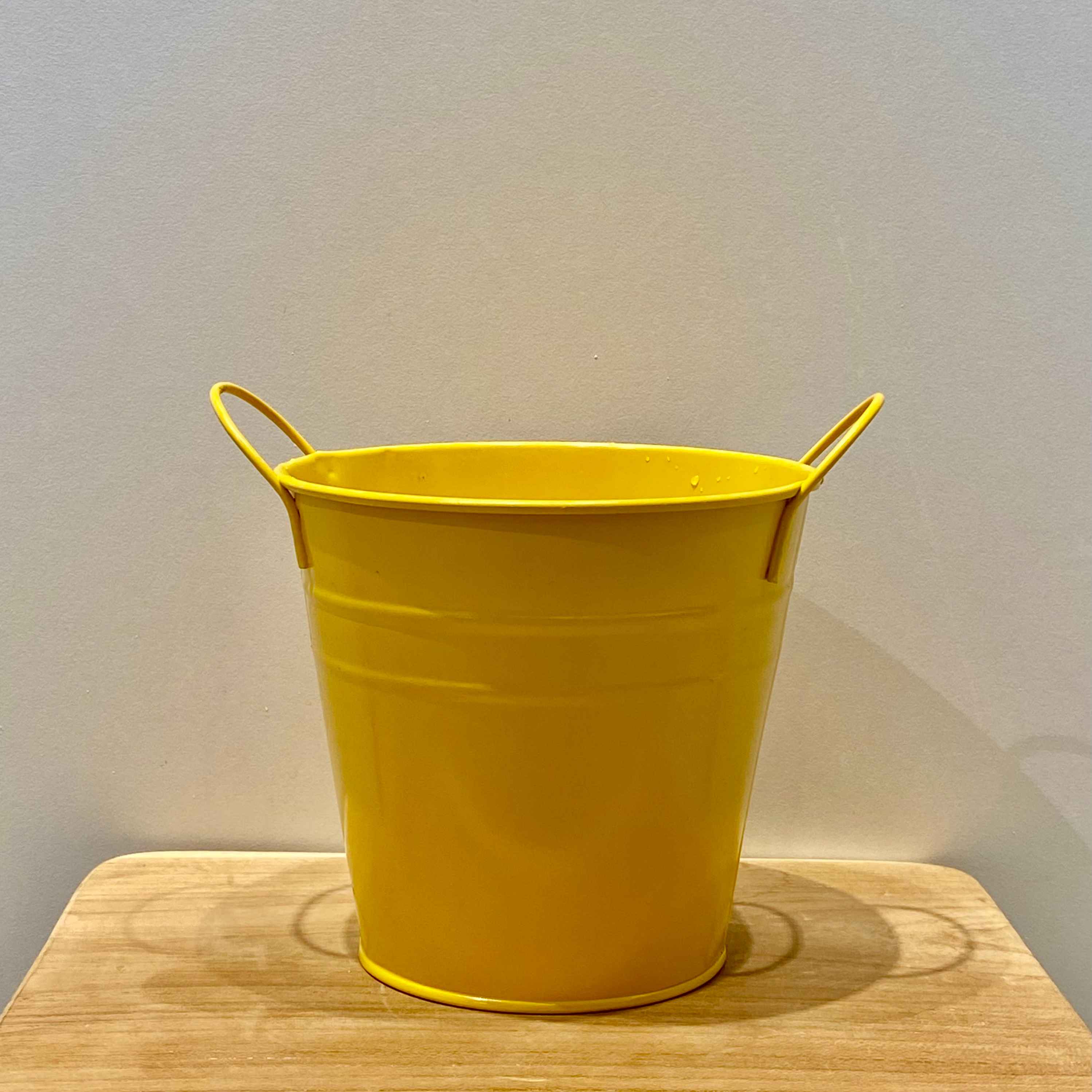 Кашпо Joey h12*13 металеве жовте