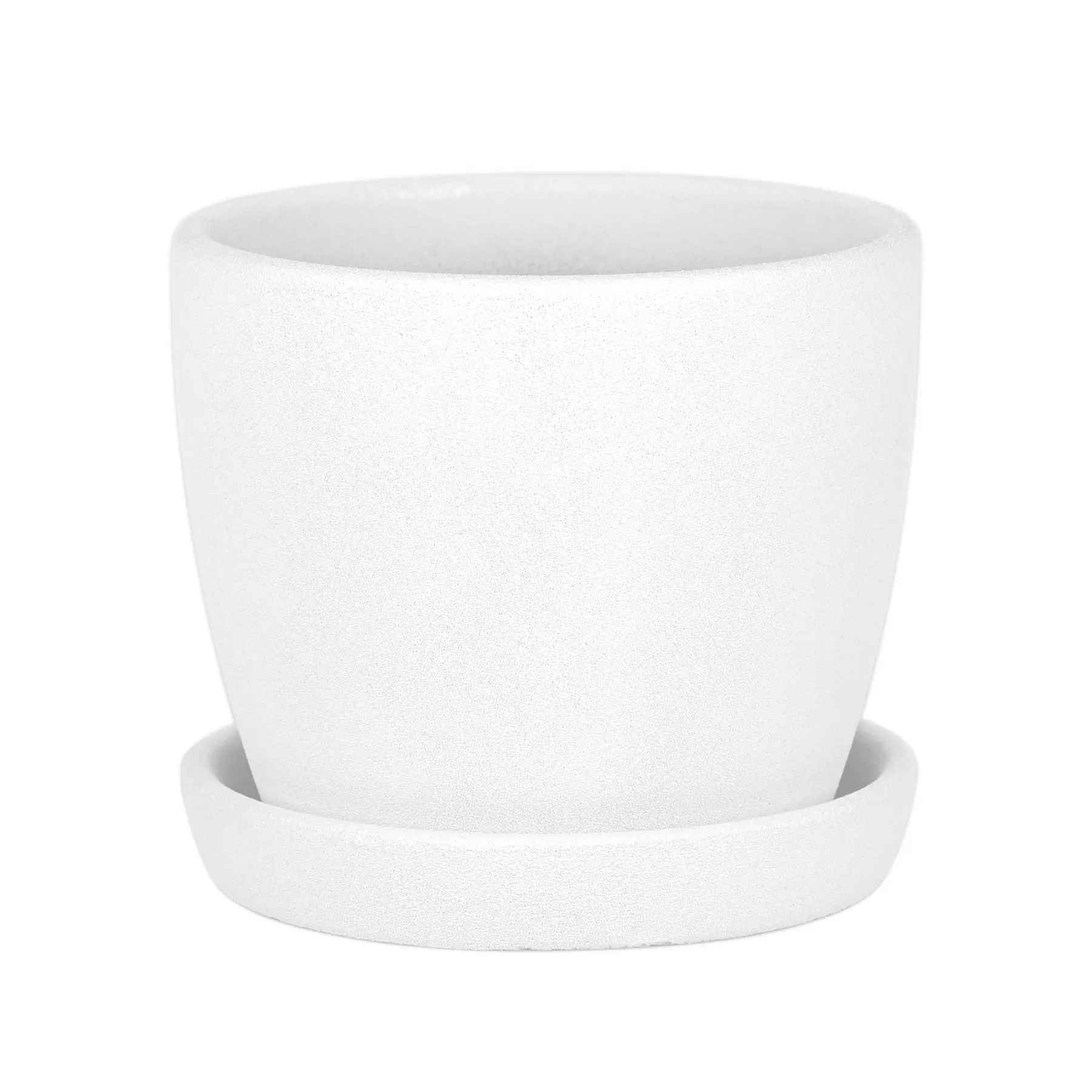 Горщик Сонет 13*12,5*1,0 перлина білий, кераміка