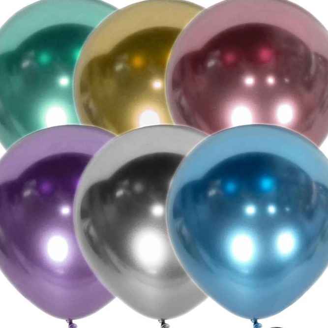 Кульки повітряні Латексна хром 25