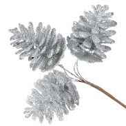 Декор НР пучок шишки в глітері