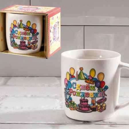 Чашка "С днем рождения" в ассортименте 380 мл
