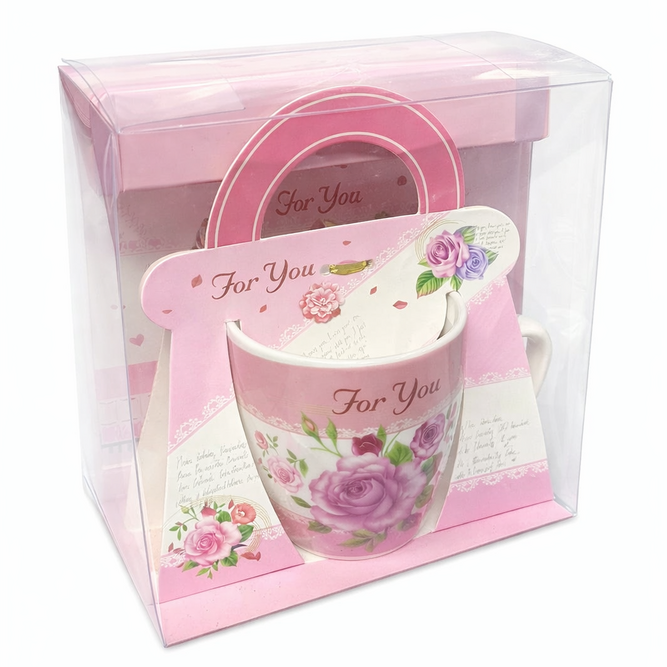 Чашка For You с цветами 250 мл