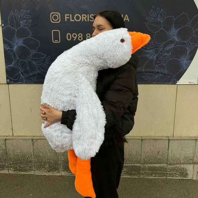 Гусь-Обнимусь белый 160 см