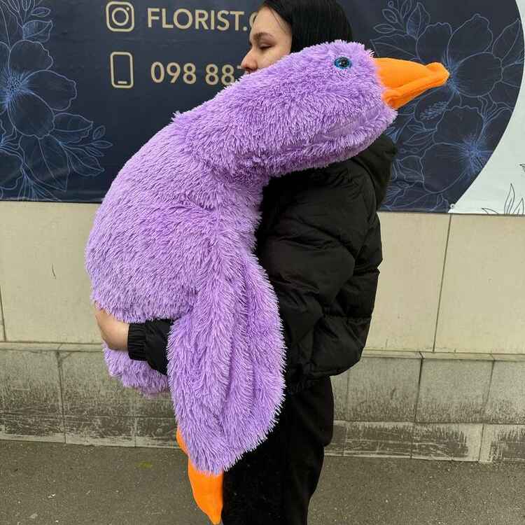 Гусь-Обнимусь фиолетовый 160 см