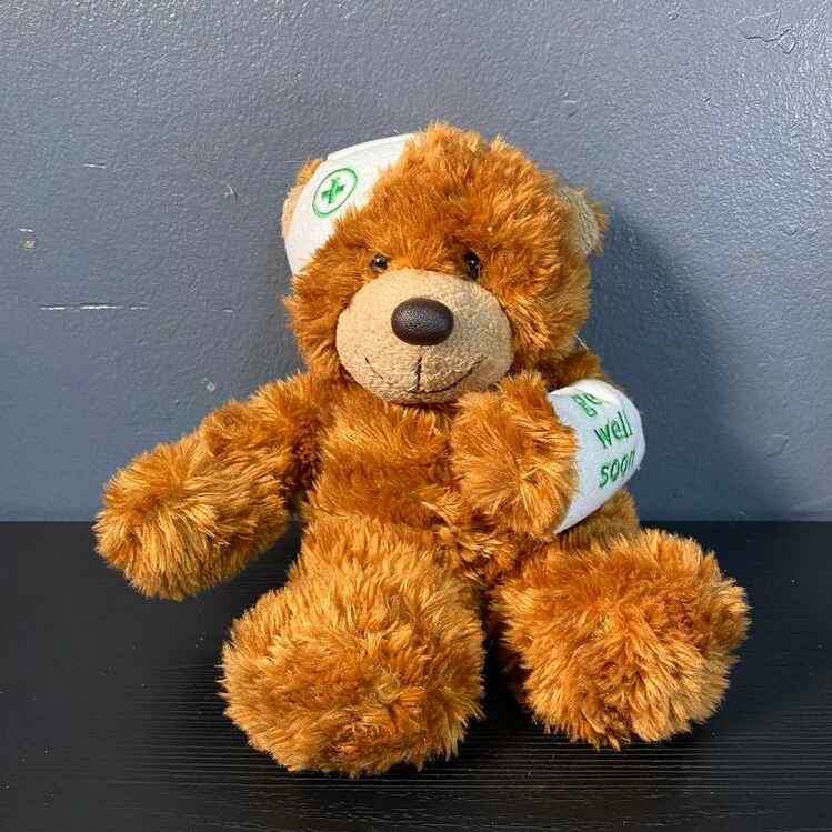 Медведь "get well soon" 17 см