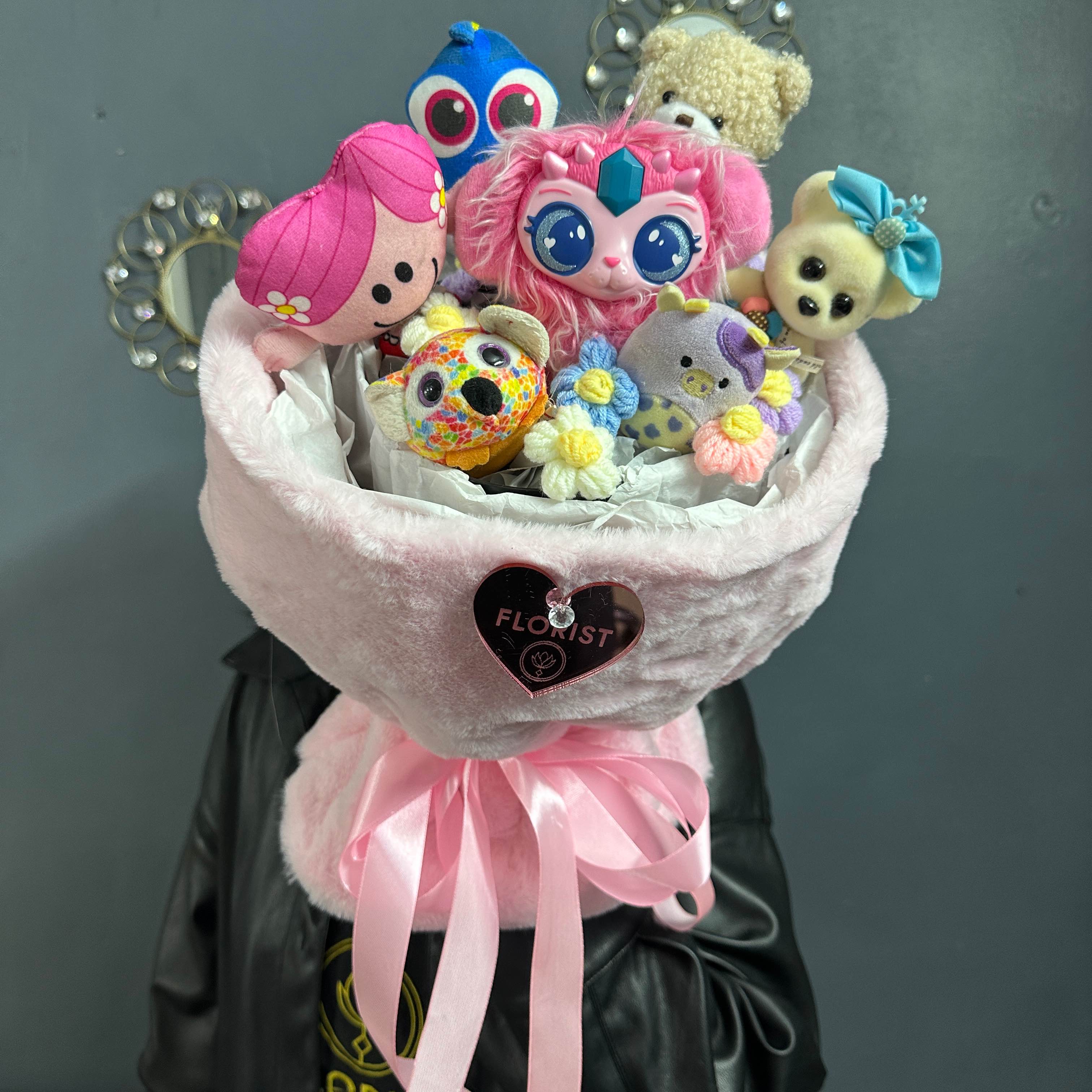 Букет розовая фантазия