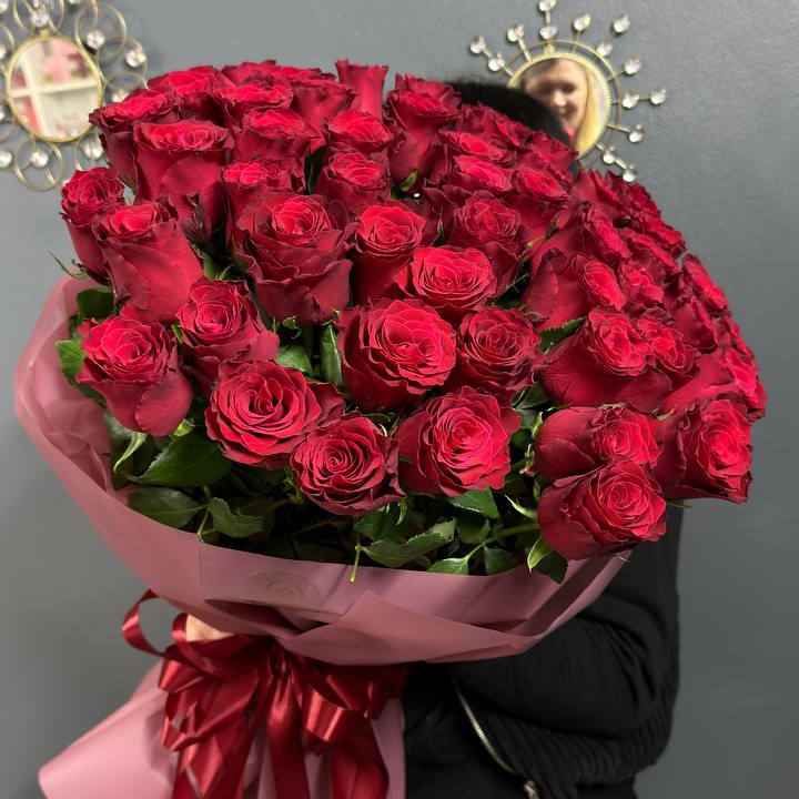 Букет 51 шикарная роза