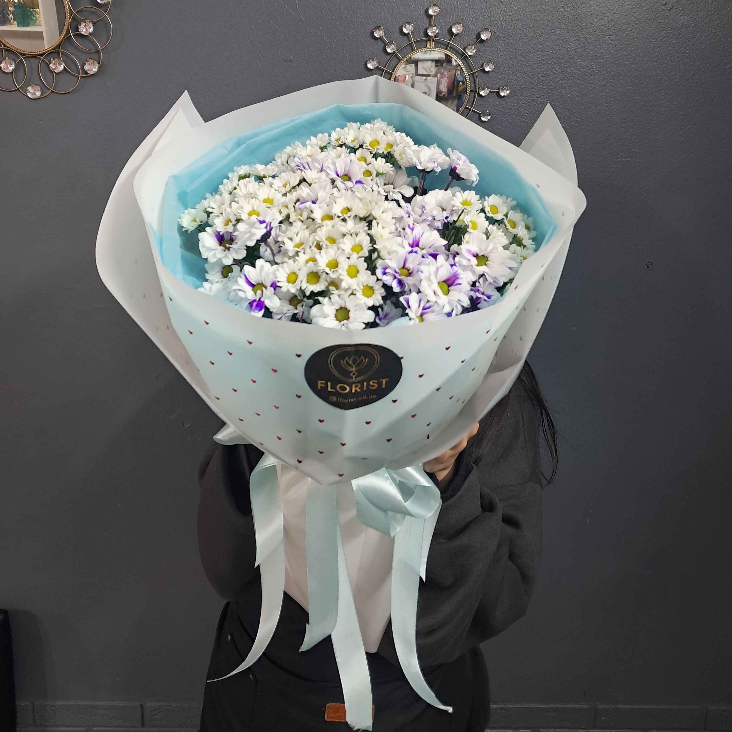 Букет из милых ромашек