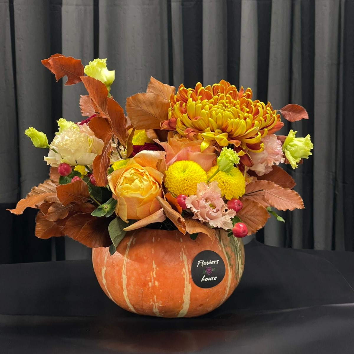 Pumpkin Flower Arrangement
